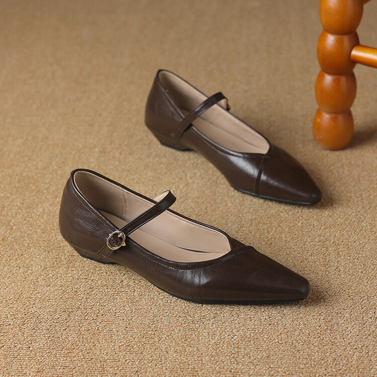 Frances | Graceful Mary Jane Flats