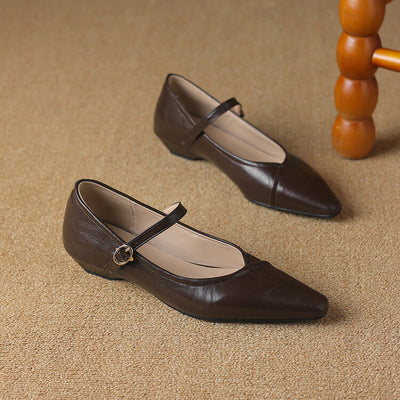 Frances | Graceful Mary Jane Flats