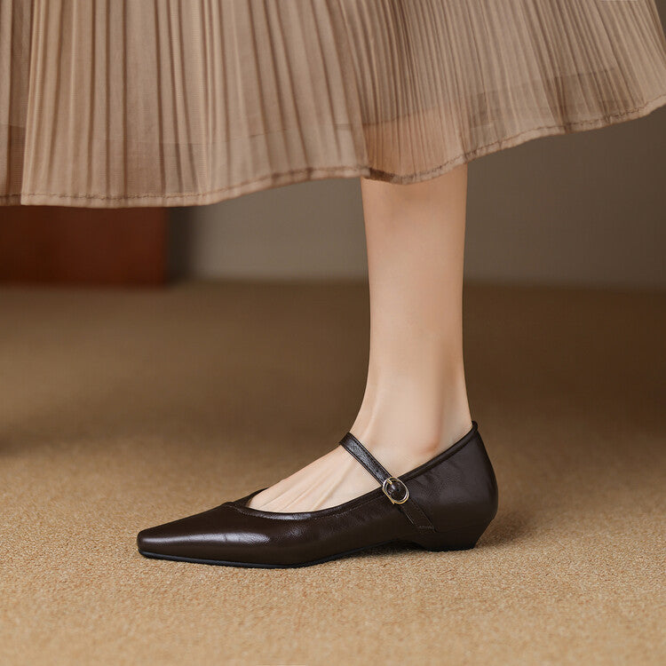 Frances | Graceful Mary Jane Flats