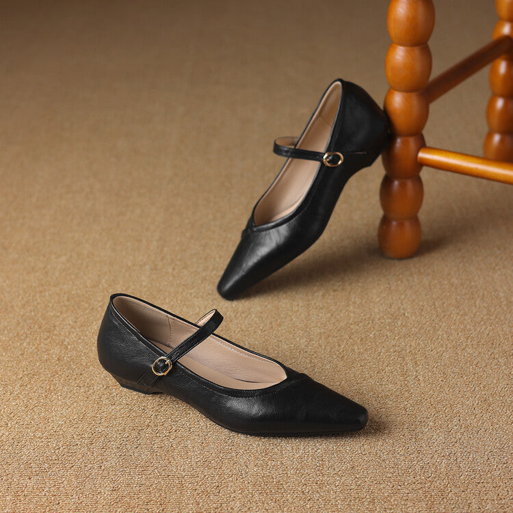 Frances | Graceful Mary Jane Flats