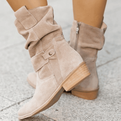 Emily | Suede Slouch Boots