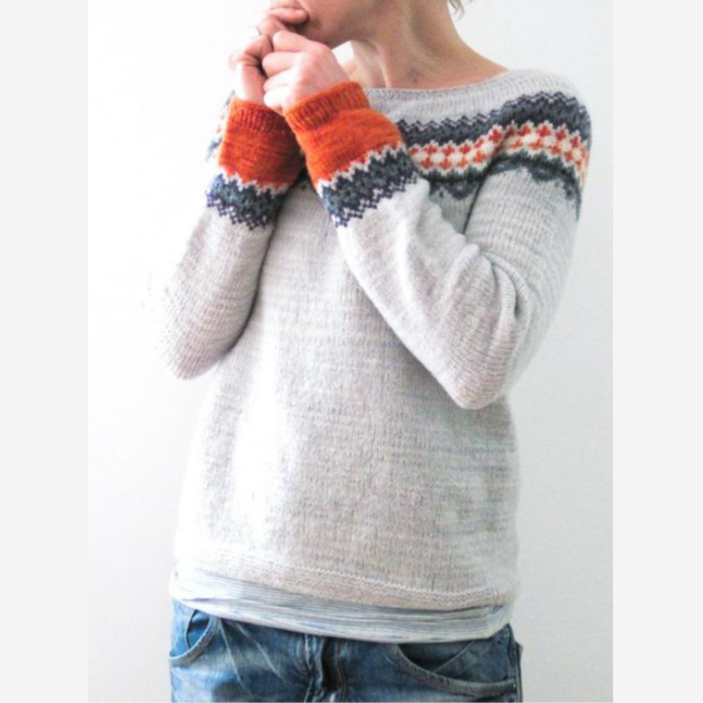 Ariella | Nordic Pattern Sweater