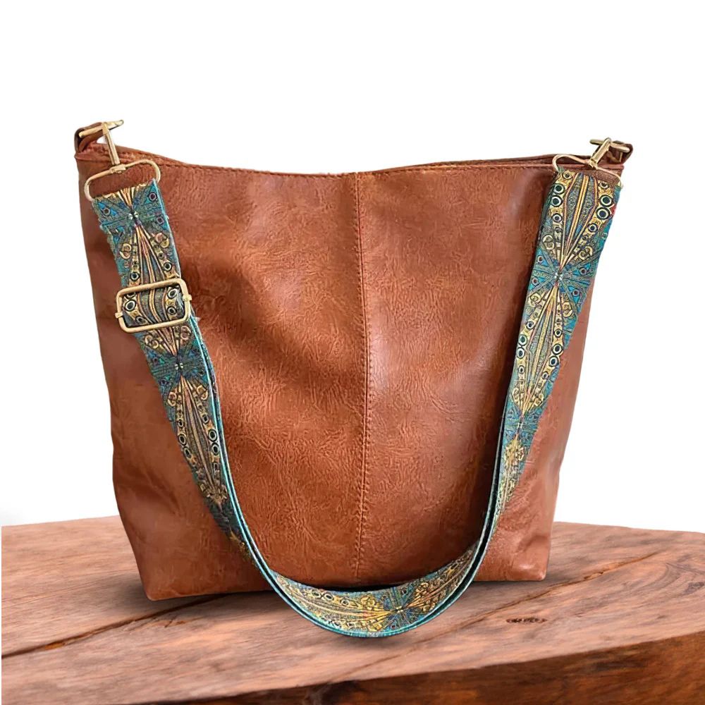 Marianne | Bohemian Strap Leather Shoulder Bag