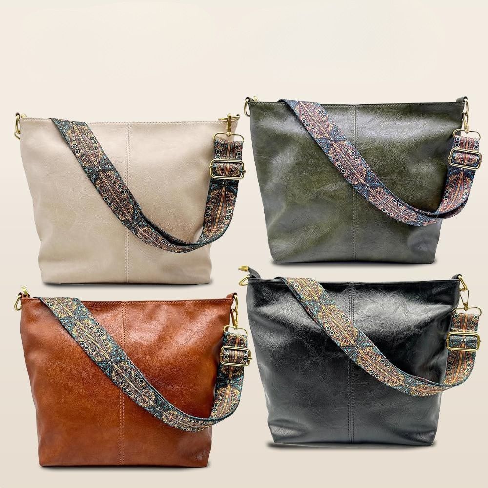 Marianne | Bohemian Strap Leather Shoulder Bag