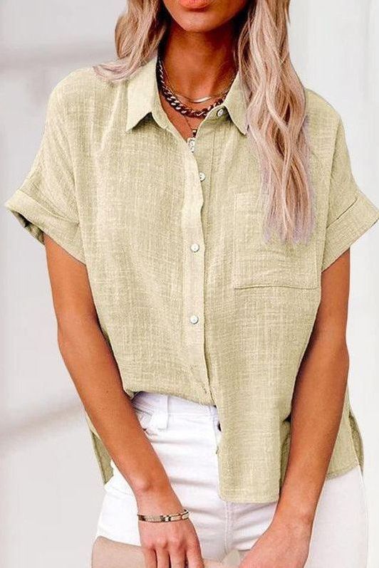 Astrid | Casual Button Blouse