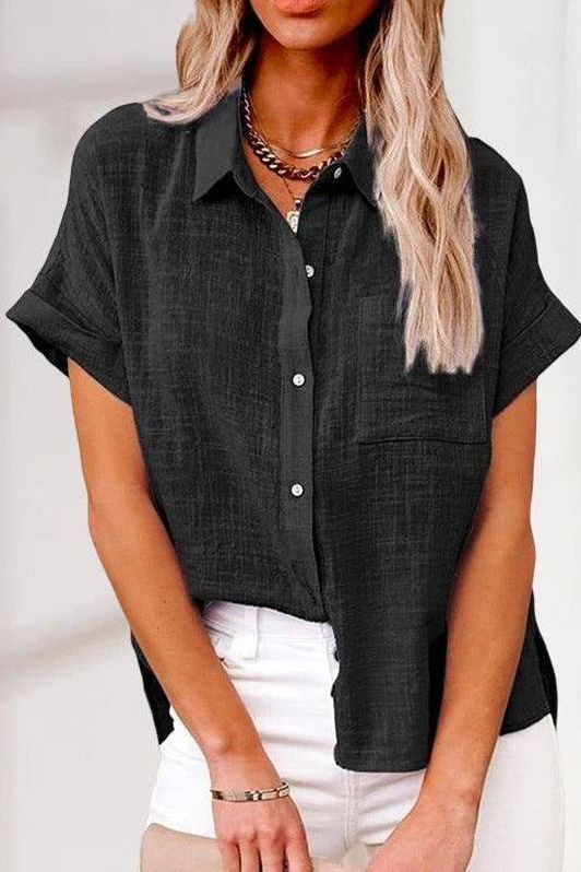 Astrid | Casual Button Blouse