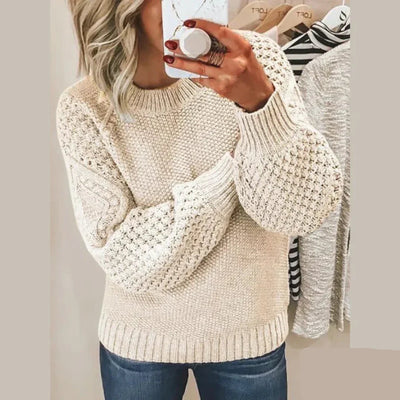 Francesca | Textured Knit Sweater