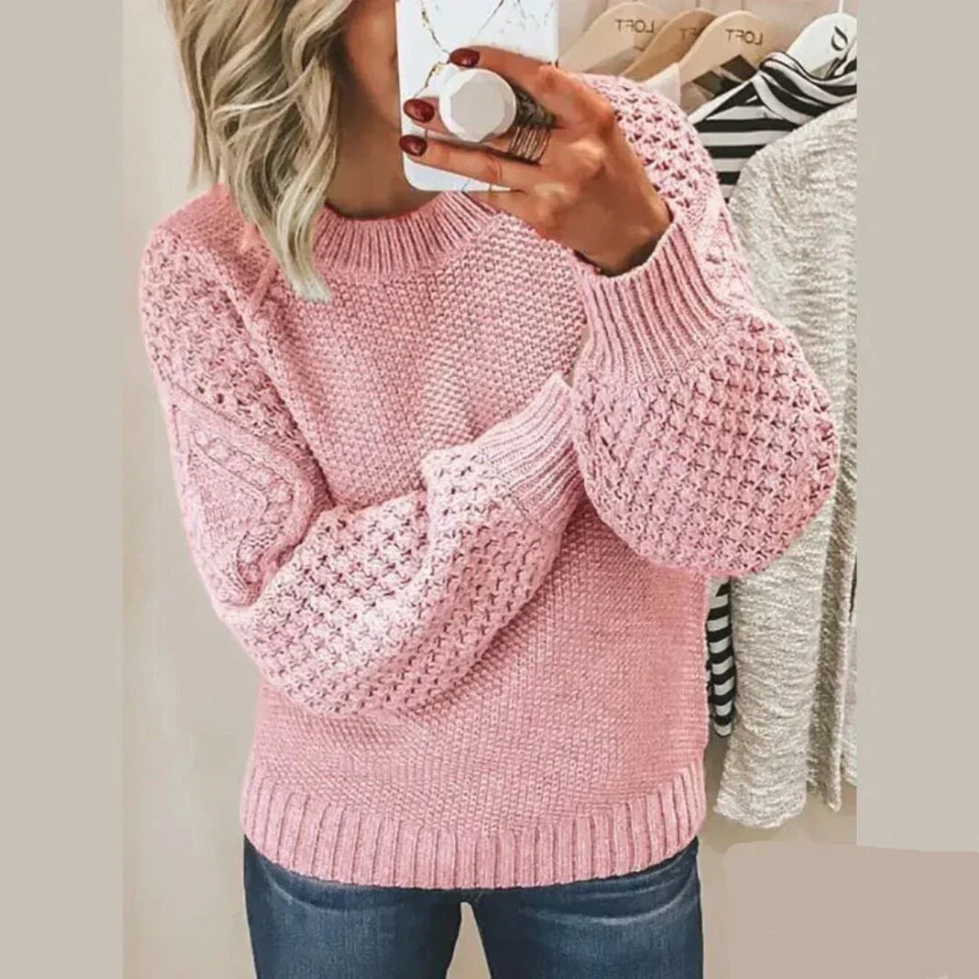 Francesca | Textured Knit Sweater