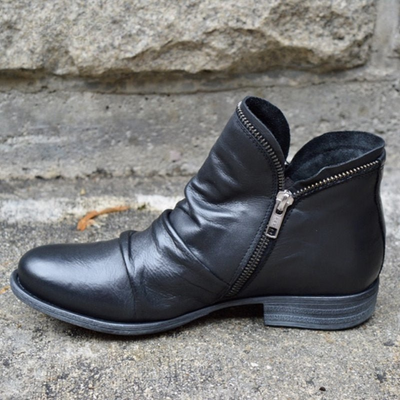 Camila | Classic Zip Ankle Boots