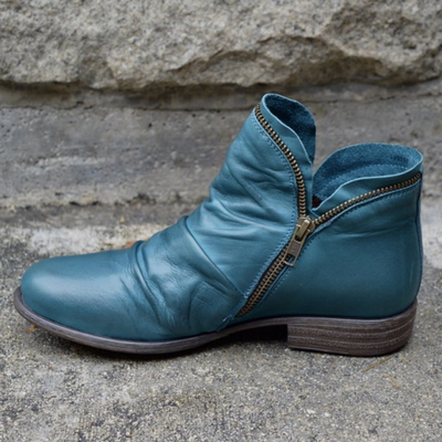 Camila | Classic Zip Ankle Boots