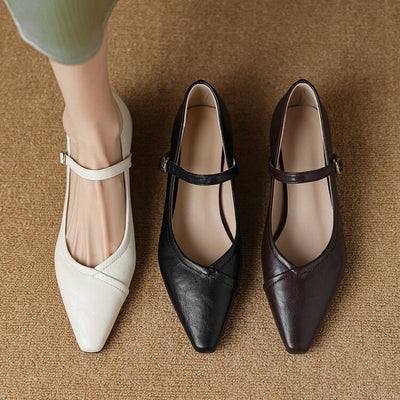 Frances | Graceful Mary Jane Flats