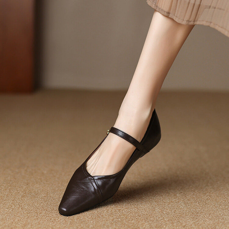 Frances | Graceful Mary Jane Flats