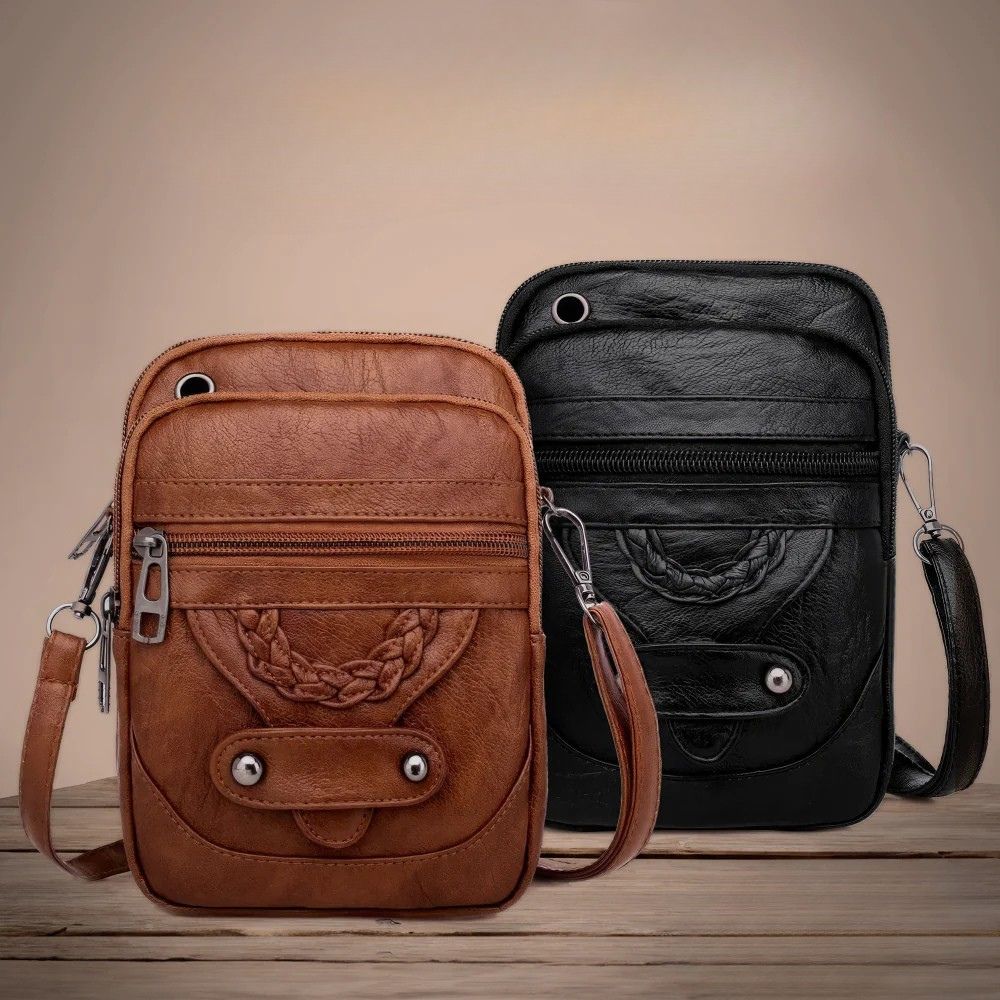 Thyra | Compact Braided Crossbody Bag