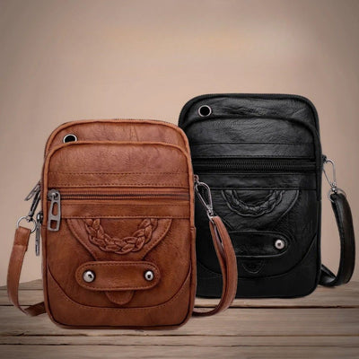 Thyra | Compact Braided Crossbody Bag