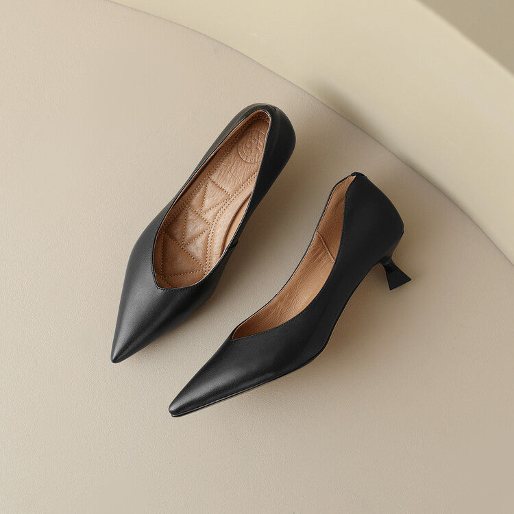 Fabienne | Sleek Kitten Heels