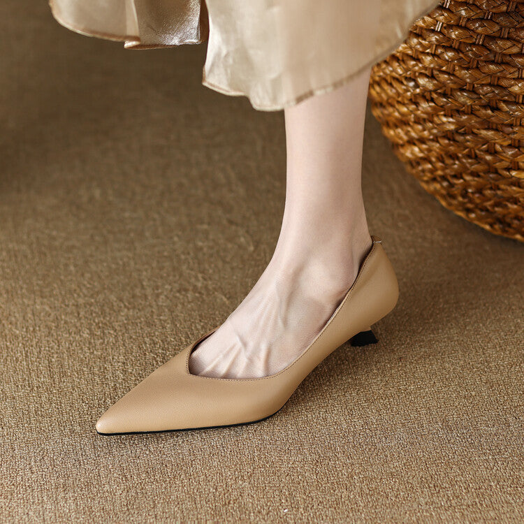 Fabienne | Sleek Kitten Heels