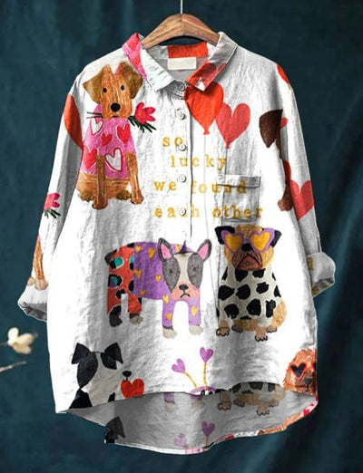 Ellen | Colorful Paws Shirt