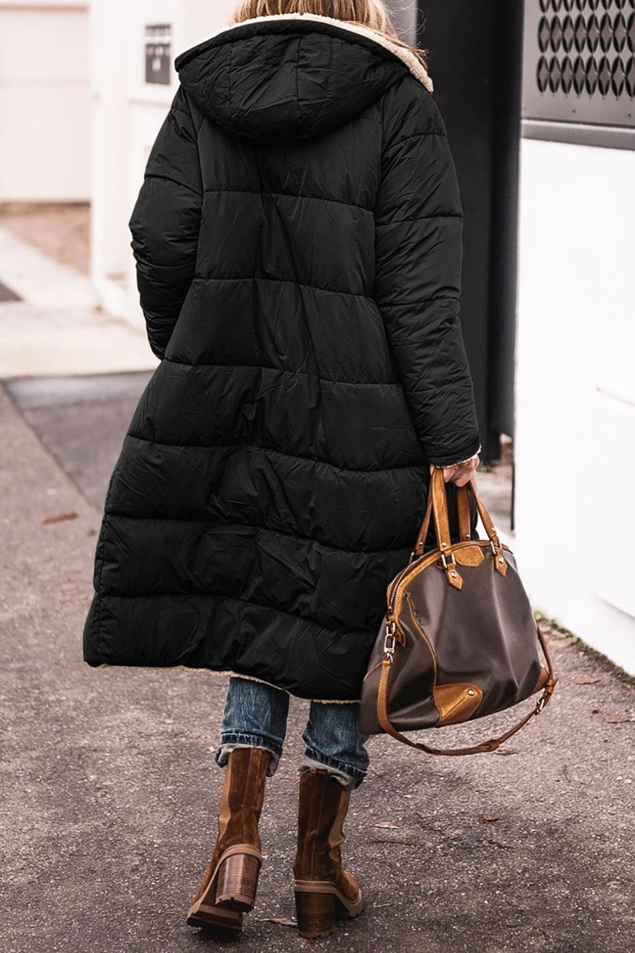 Selma | Longline Sherpa Coat