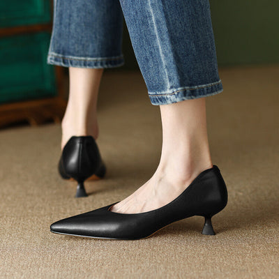 Fabienne | Sleek Kitten Heels