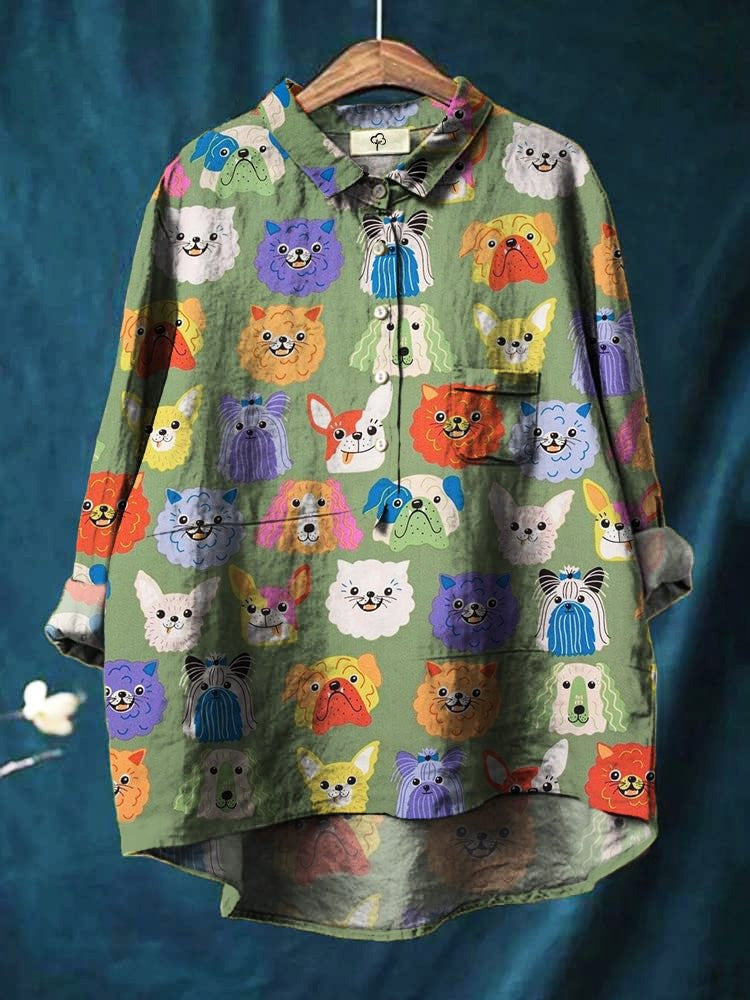 Ellen | Colorful Paws Shirt