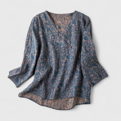 Felicia | Bohemian Print Blouse