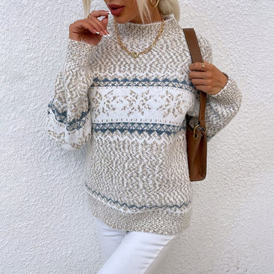 Olivia | Nordic Snowflake Sweater