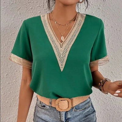 Floriana | Elegant Lace Blouse
