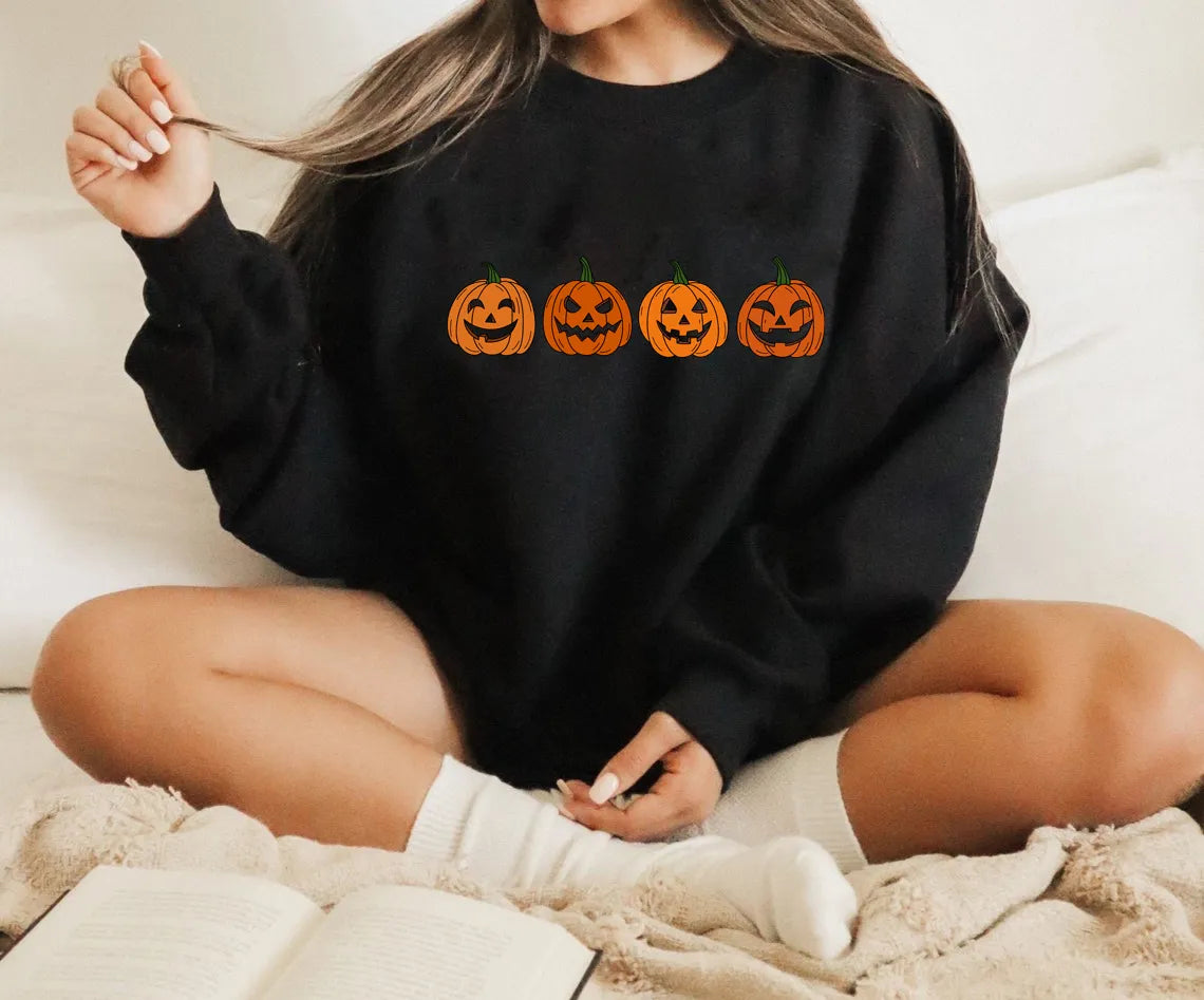 Skylar | Pumpkin Glow Sweatshirt