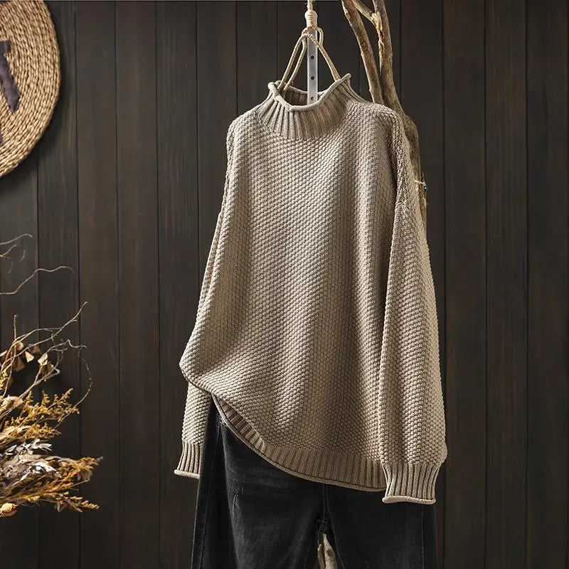Florentina | Textured Turtleneck Sweater