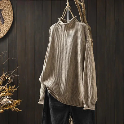 Florentina | Textured Turtleneck Sweater