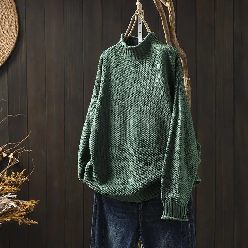 Florentina | Textured Turtleneck Sweater