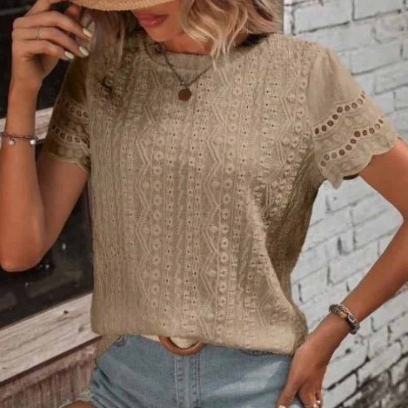 Fiona | Elegant White Blouse