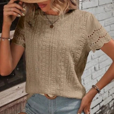 Fiona | Elegant White Blouse