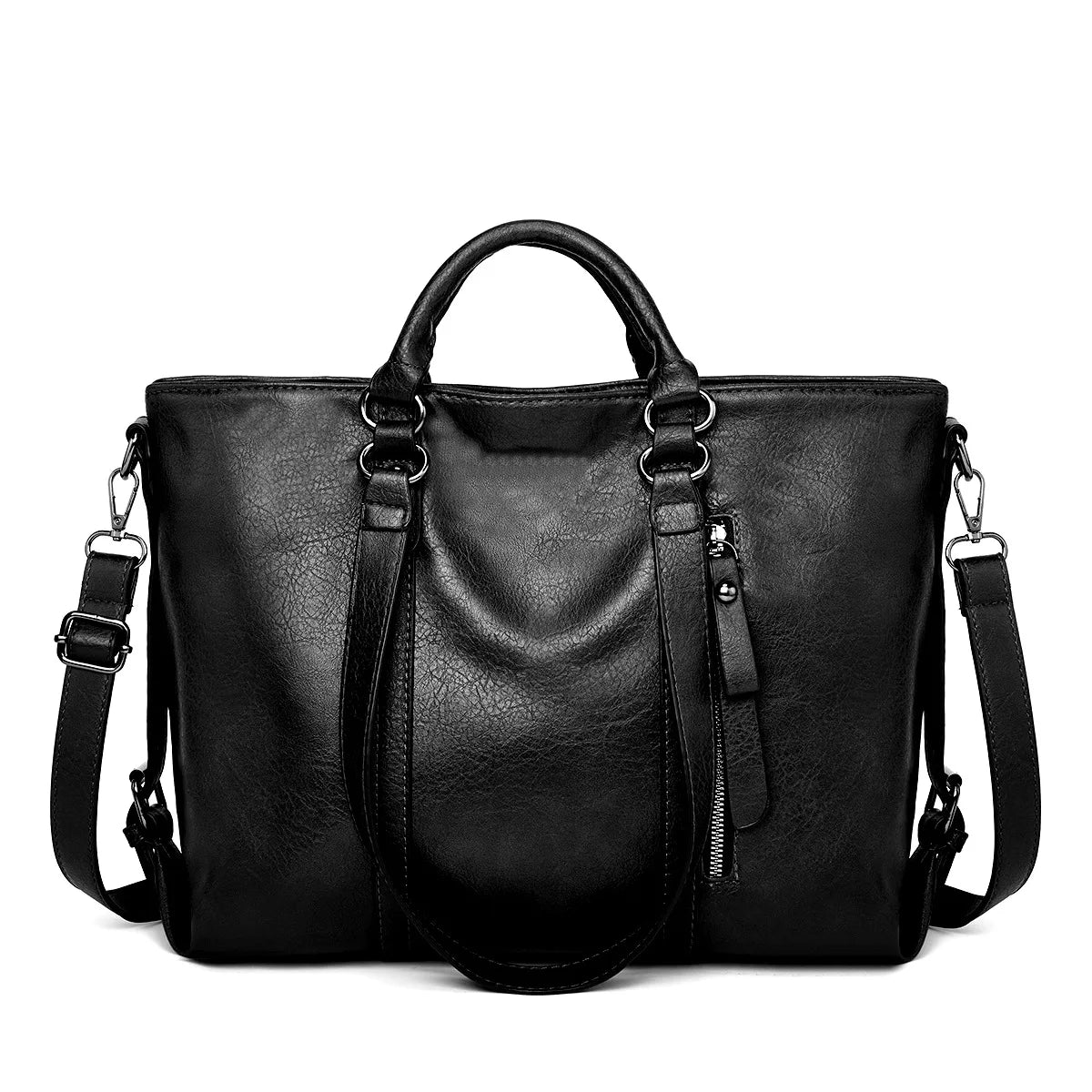 Frederikke | Modern Leather Tote Bag
