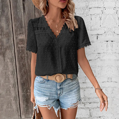 Florentine | Elegant Black Blouse