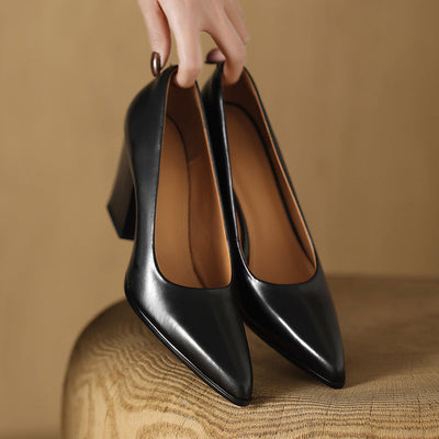 Frederikke | Classic Block Heel Pumps