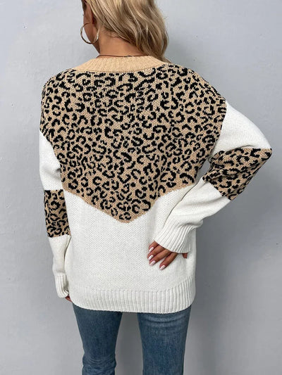 Fleur | Leopard Pattern Sweater