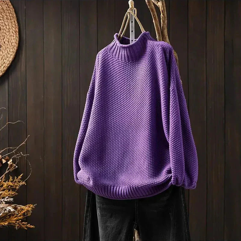 Florentina | Textured Turtleneck Sweater