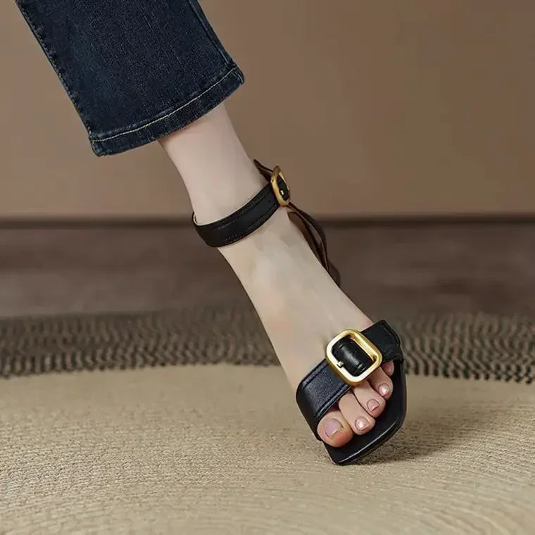 Frederika | Modern Buckle Sandals