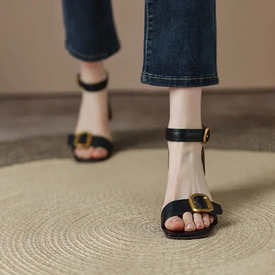 Frederika | Modern Buckle Sandals