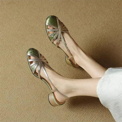 Florencia | Metallic Elegance Sandals