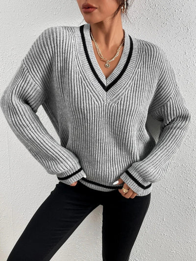 Blakely | V-Neck Knit Sweater