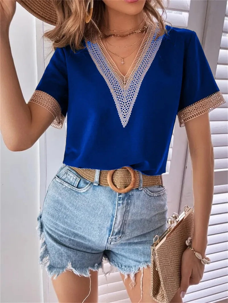 Floriana | Elegant Lace Blouse