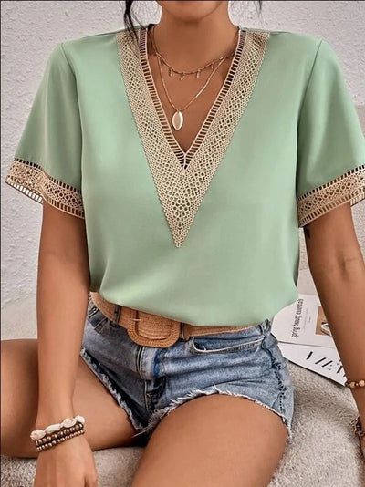 Floriana | Elegant Lace Blouse