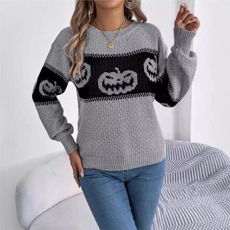 Sloane | Pumpkin Glow Sweater