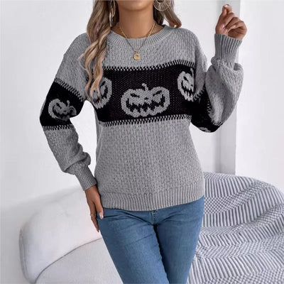Sloane | Pumpkin Glow Sweater
