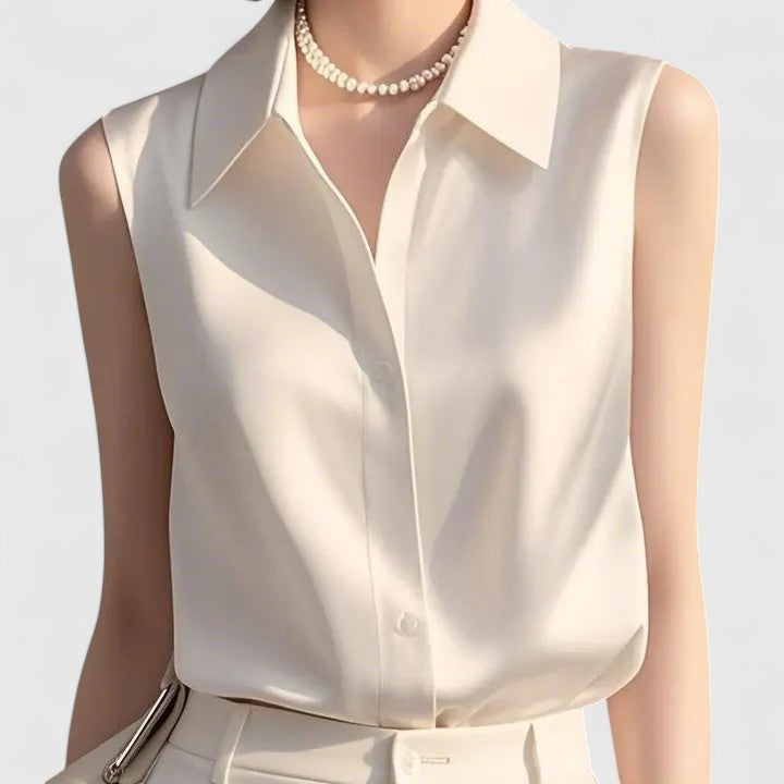 Fleur | Satin Elegance Blouse