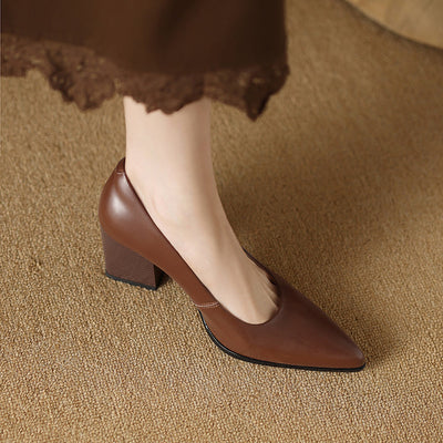 Frederikke | Classic Block Heel Pumps