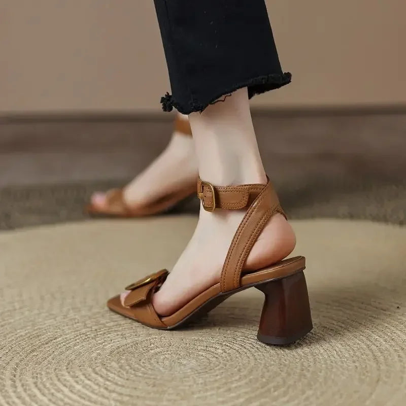 Frederika | Modern Buckle Sandals