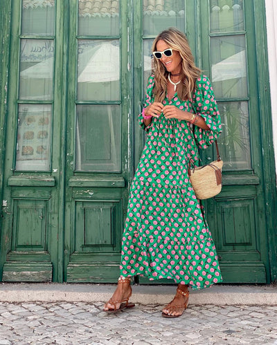 Lena | Floral Burst Dress